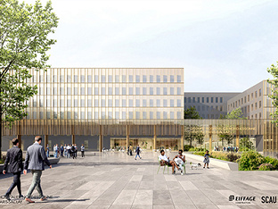 Un nouvel hôpital à Haute Qualité Environnementale (HQE) sur le plateau de Saclay (91)