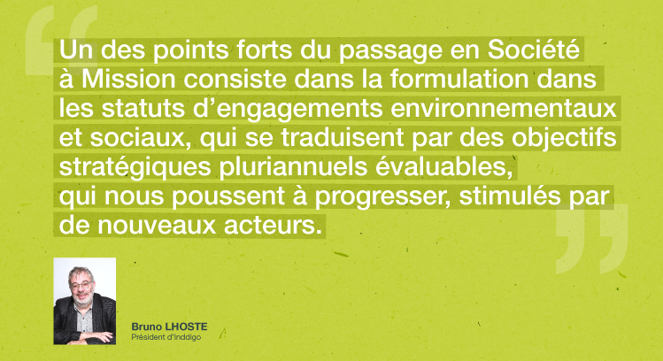 Point fort du passage en Société à mission